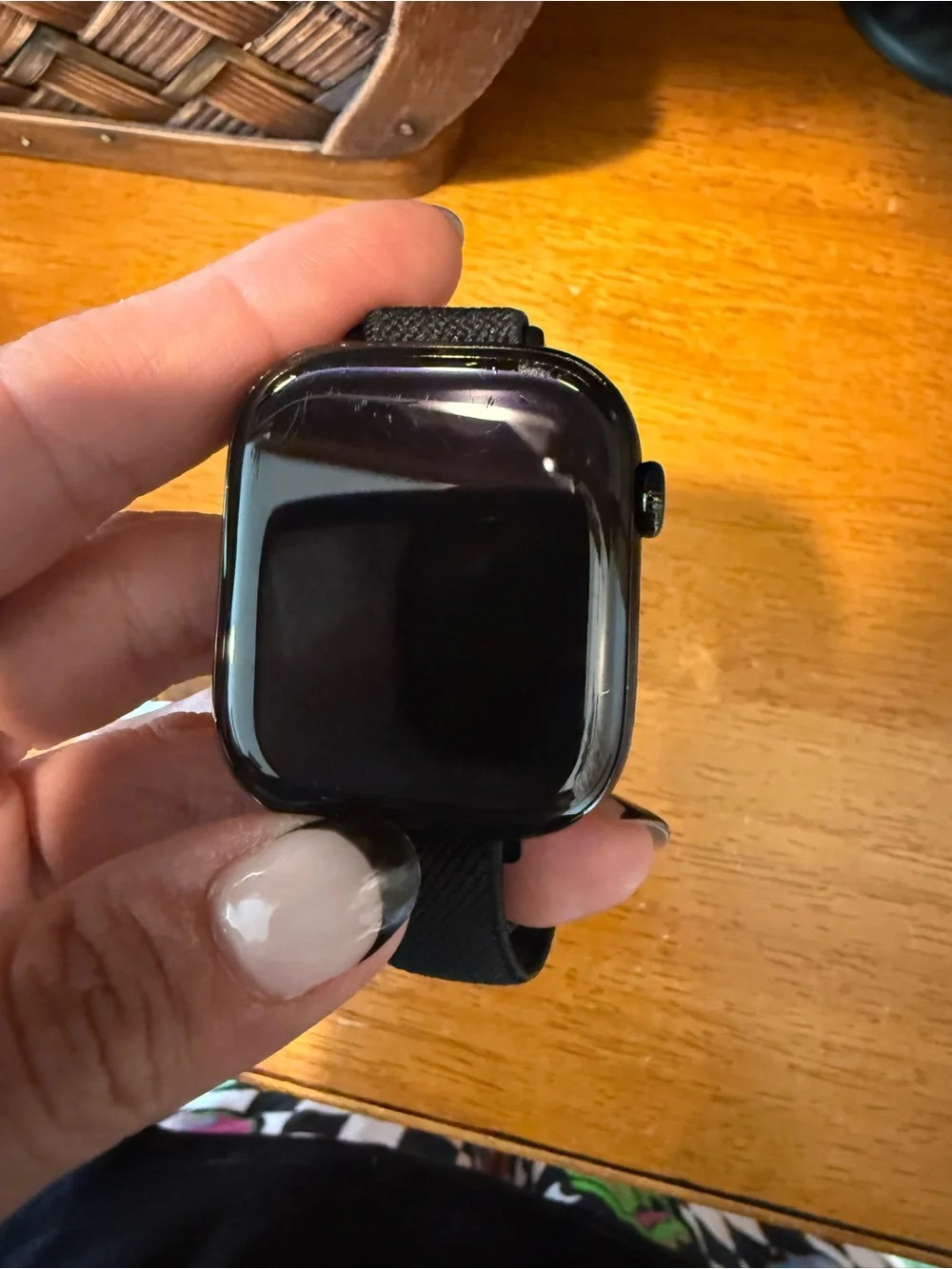 Apple Watch Series 10 GPS 46mm Black Aluminum Case with Adjustable Sport Band